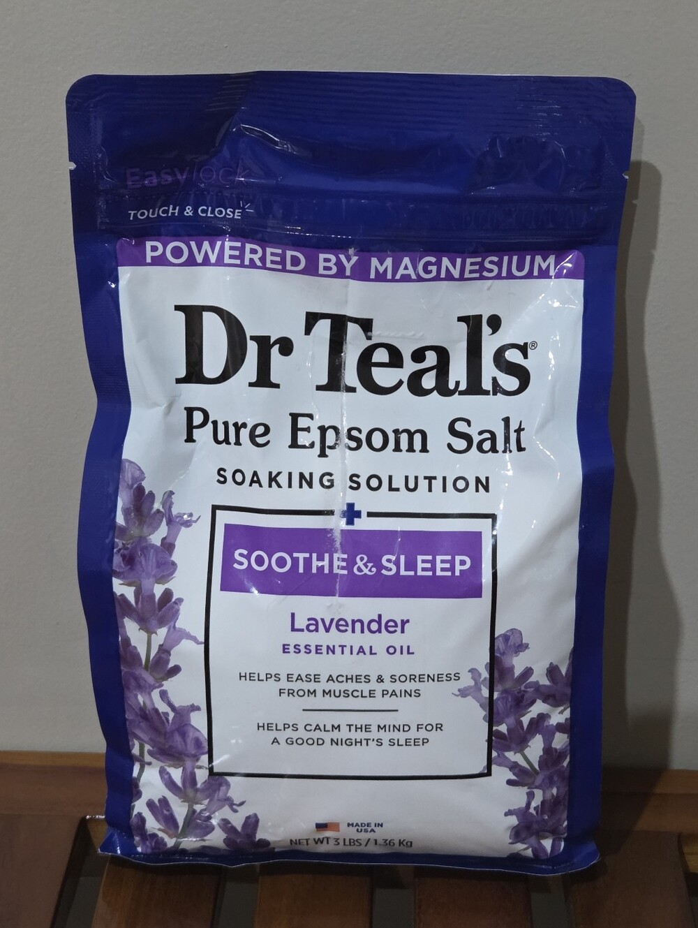 Dr Teal's Pure Epsom Salt - Lavender Soothing Soaking Solution